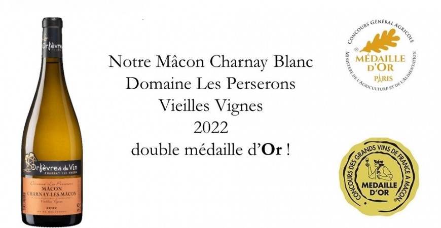 Mâcon Charnay Blanc Domaine Les Perserons Vielles Vignes 2022
